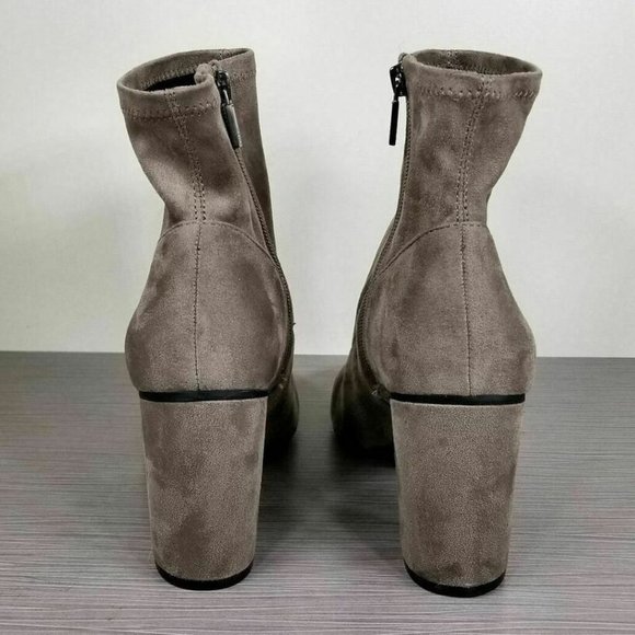 Kenneth Cole Reaction Time For Fun Stretch Bootie, Beige Fabric, Various Sizes - Picture 5 of 9